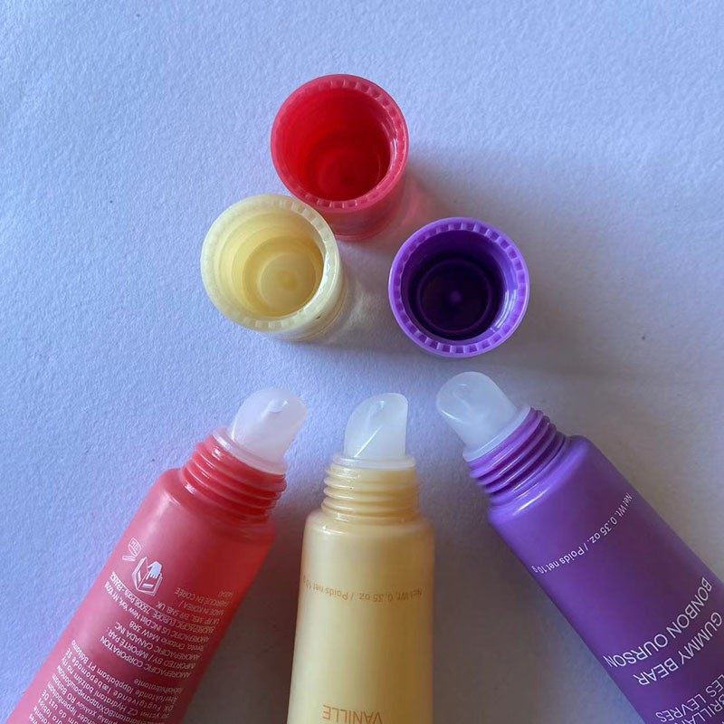 Cross-Border Popular Lip Gel Gummy Bears, Sweet Candies, Three Forest Rosehip Nourishing and Moisturizing Kits