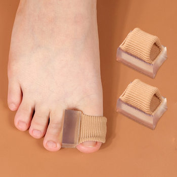 Toe Single-Hole Toe Separator Thumb Valgus Big Foot Bone Overlapping Toe Separator Men and Women Fiber Toe Separator Orthosis