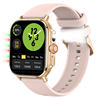 New smart watch HD screen Bluetooth call sports bracelet real blood oxygen with encoder flashlight atmosphere light
