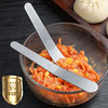Special Tool for Making Dumplings and Scooping Stuffing, Stainless Steel Household Flat Ruler 304 Dumplings, Wontons and Steamed Buns