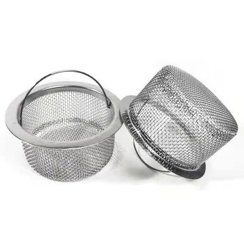 Kitchen sink garbage filter dish basin funnel dish sink stainless steel 304 sewer cage cover