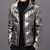 Cross-Border Live Broadcast Popular Winter down Jacket Men's New Hooded down Jacket Casual Glossy Short down Jacket