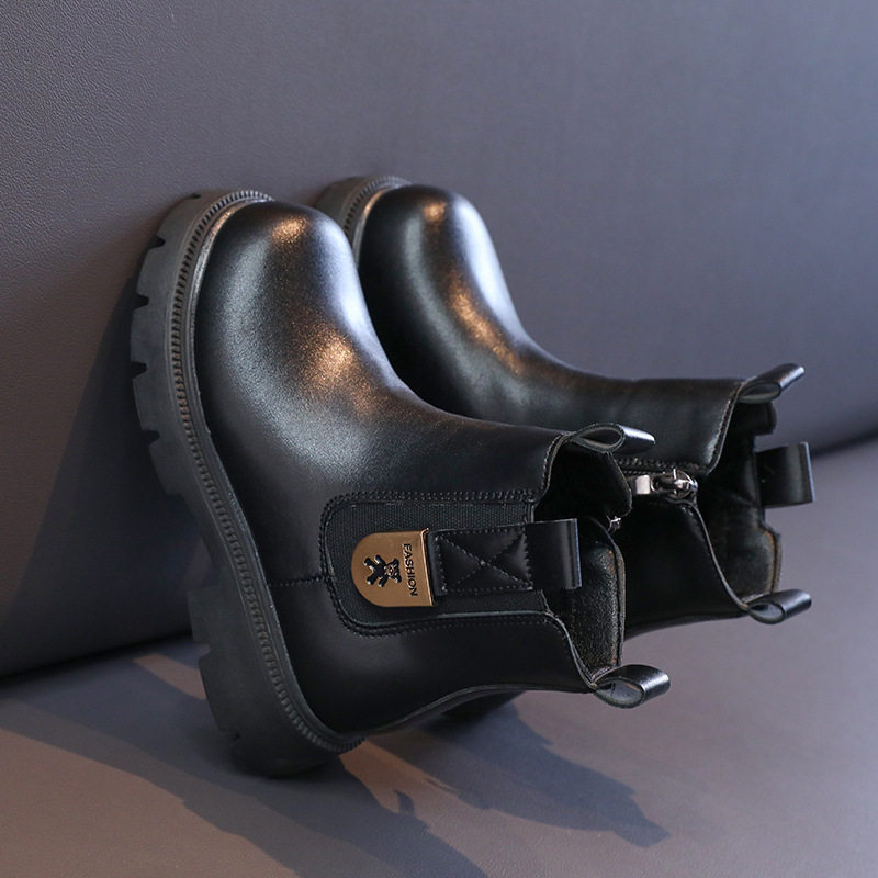 Girls' Boots 2025 New Spring & Fall Kidsren's Boots High-Top Casual Fashion Short Boots for Middle-Aged and Older Girls Single Boots