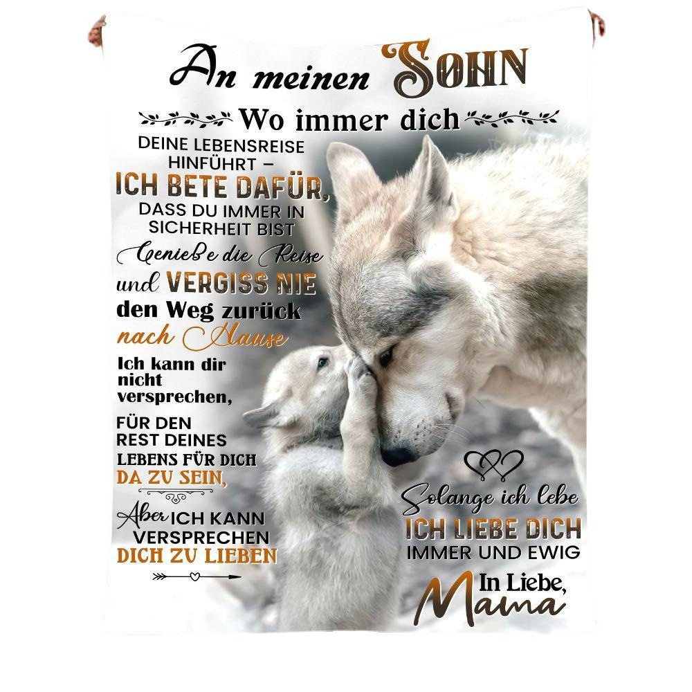 German Amazon Cross-border Series Envelope Flannel Blanket Hd Digital Printing Printing Blanket Factory Direct Sales