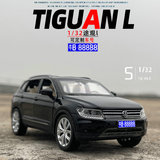Shenghui 1/32 Модель легкосплавного автомобиля Volkswagen Tiguan L с откидывающимся звуком и светом игрушечный автомобиль-шестидверный внедорожник в штучной упаковке