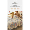 Blanket Spring and Autumn Thickened Warm Coral Fleece Plush Bed Sheet Double Single Nap Cover Blanket Bed Student Dormitory