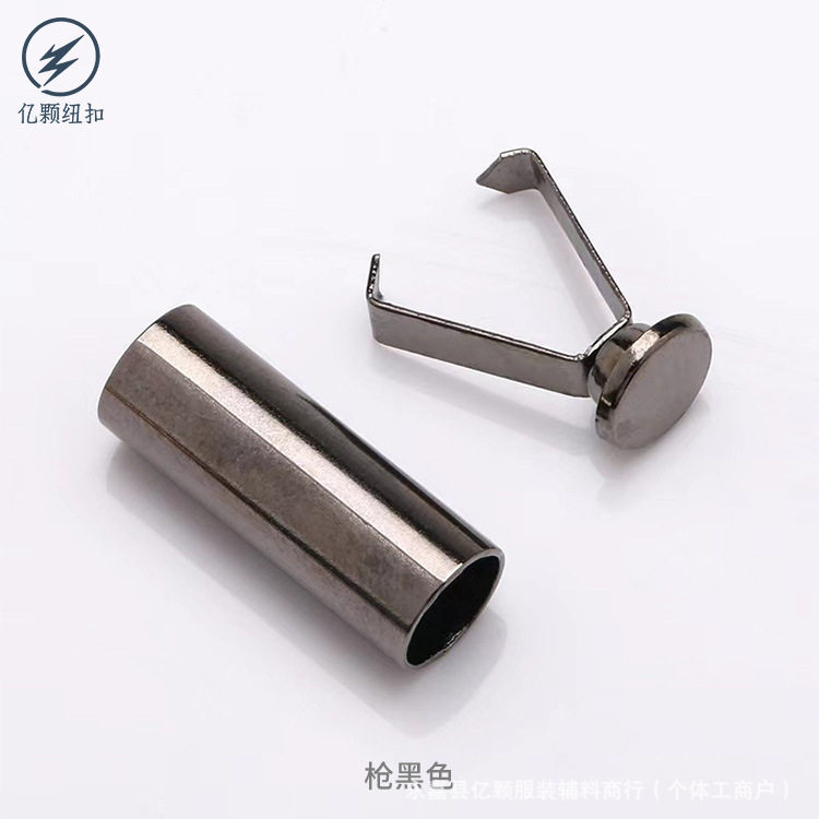 Clock-Shaped Drawstring Buckle with Cover for Sweatshirt, Pants, Hat String, Anti-Slip Buckle, Alloy Material, Metal