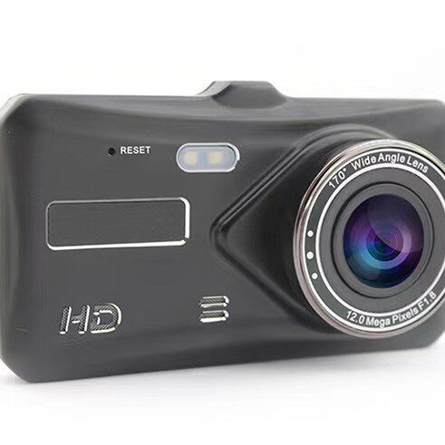 Touch Screen 4inch Driving Recorder Hd Dual Lens 1080P Front and Rear Video Car with Reversing Image