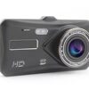 Touch Screen 4inch Driving Recorder Hd Dual Lens 1080P Front and Rear Video Car with Reversing Image