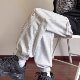 Heavy Pants Men's Spring 2025 New Arrival Leg-bound Casual Trousers Loose Straight Trendy Brand Men's Sports Pants