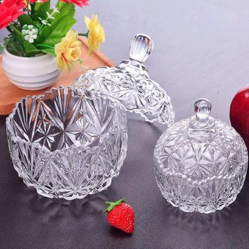 Crystal Demagnetization Bowl Wedding Decoration Bracelet Jewelry Diffuser Stone Storage Box Demagnetization Stone Container Glass Jar Storage Jar