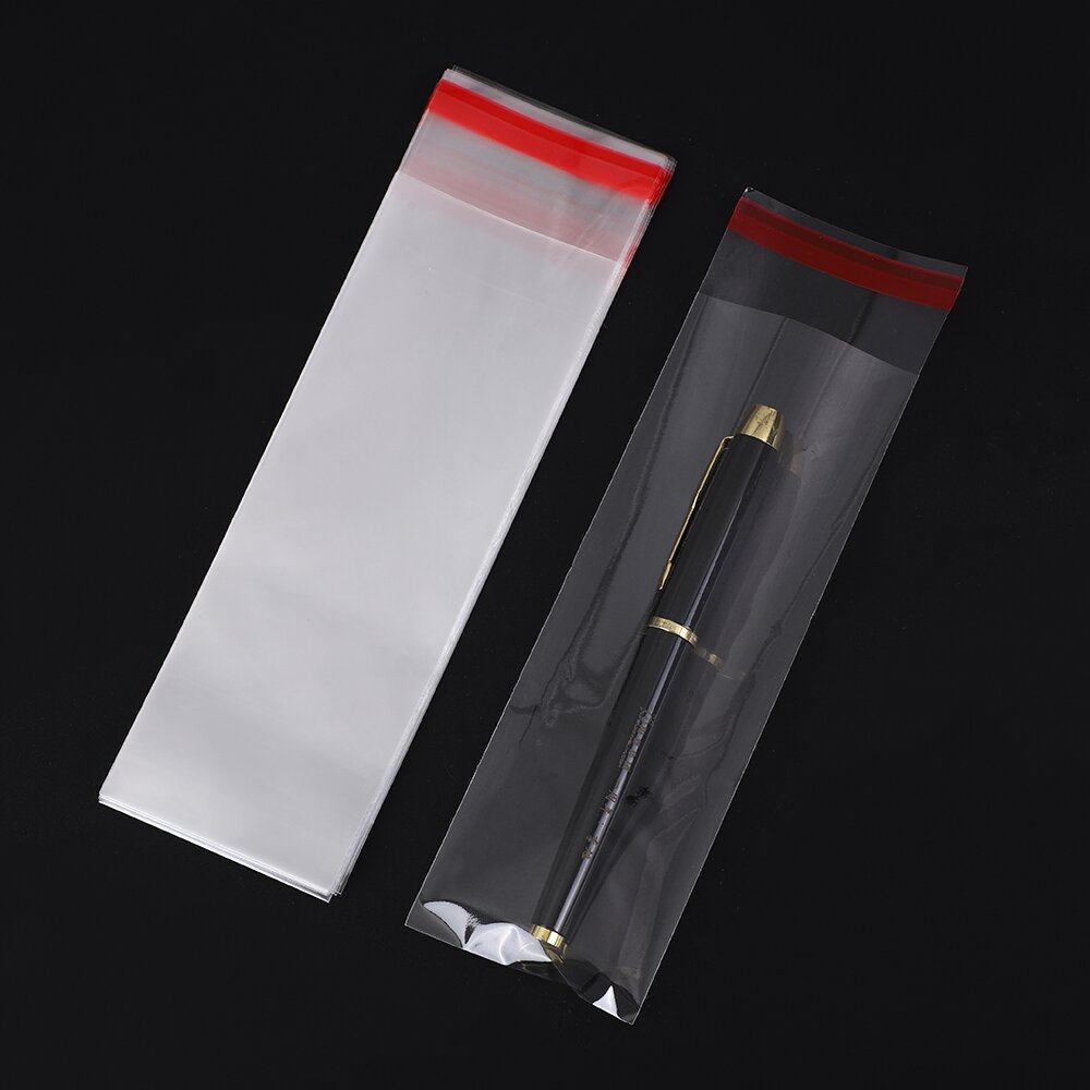 Opp Self-Adhesive Bags, Transparent Long Plastic Jewelry Self-Sealing Packaging Bags, Long Strip Jewelry Packaging
