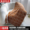 Light Luxury Knitted Blanket, Sofa Air-Conditioning Blanket, Knitted Blanket, Famous Nine-Point Bed Bedside Towel and Blanket, One-Piece Drop Shipping