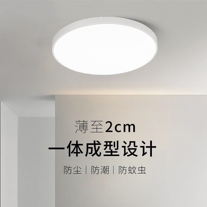 Aisle light corridor light simple modern ultra-thin led ceiling balcony light Guangdong Zhongshan lighting bedroom room light