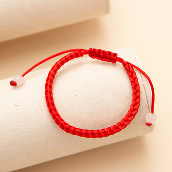 Red rope woven birth year men and women couple bracelet ethnic style bracelet colorful rope holiday small gift supply wholesale