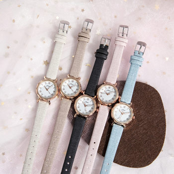 New Korean simple student watch Roman dial fashion temperament ladies watch quartz watch manufacturers batch