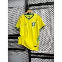 2526 Brazil Team Brazil World Cup Football Uniform National Team Home and Away Jerseys Short-Sleeved T-Shirts Cross-Border Shipping