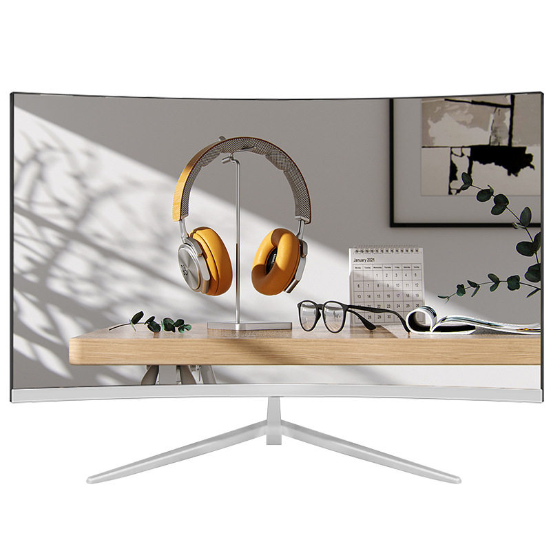 Computer Monitor 19-Inch 22-Inch 24-Inch 27inch Borderless Direct-Facing Curved Screen Led Desktop High-Definition Lcd