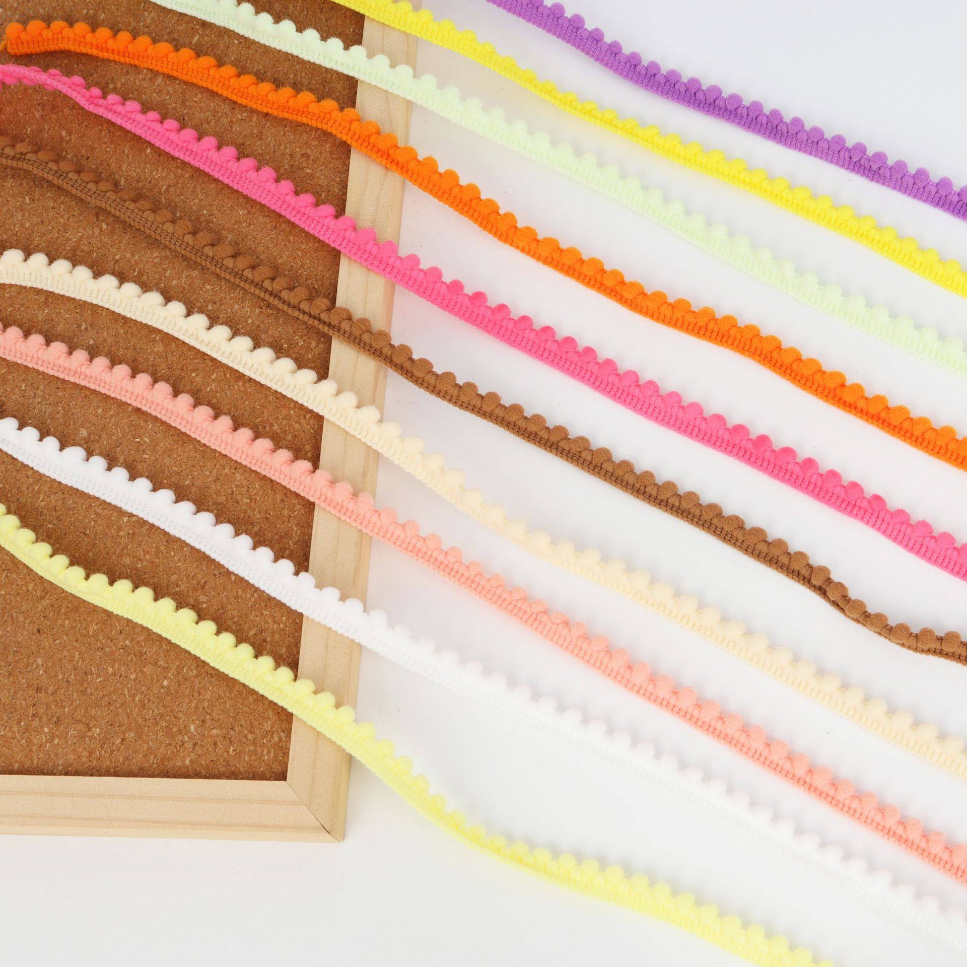 Factory Direct Sales in Stock 35 Colors Tooth Lace Dog Tooth Small Fur Ball Bubble Lace Clothing Accessories Accessories