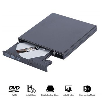 External USB2.0 computer laptop CD DVD-RW dual burner VCD player SATA movement CD drive