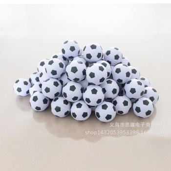 Cross-Border Hot-Selling Popular 3cm Rugby Pu Foam Mini Spray-Painted Football Baseball Decompression Vent Basketball