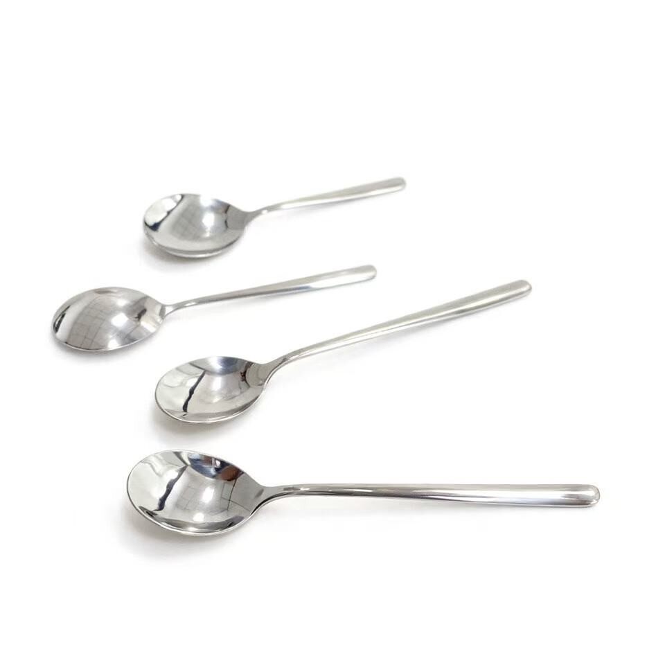 304 Stainless Steel Household Long-Handled Spoon, High Aesthetic Value, Suitable for Children, for Daily Use