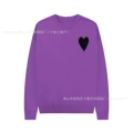 Purple [a8 round neck jacquard style]