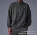 Dark gray half zip