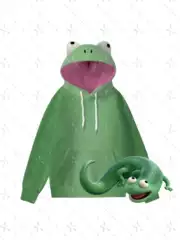 Hoppers Beaver Transformation Plan Tom Lizard Funny Print Hoodie for Boys and Girls, All Sizes