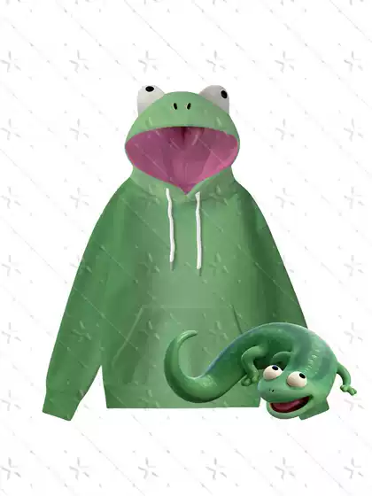Hoppers Beaver Transformation Plan Tom Lizard Funny Print Hoodie for Boys and Girls, All Sizes