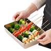 Cross-border Stainless Steel Towel Tray Outdoor Food Preparation Tray with Lid Baking Tray Household Refrigerator Storage Lunch Box Rectangular Square Tray