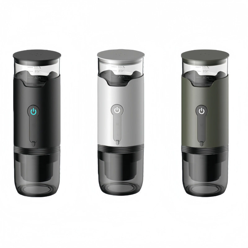 Portable Coffee Machine Wireless Car-Mounted Concentrated K-Cup Outdoor Integrated Mini Capsule Coffee Machine Grinding Small