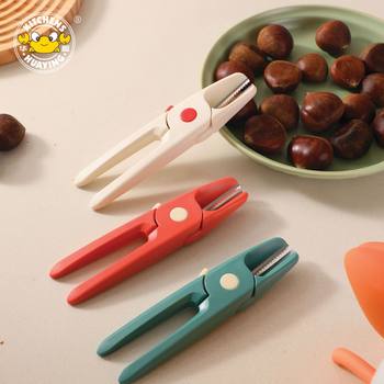 Cross-border 420 stainless steel chestnut clip walnut pliers cross opener household kitchen tools nut clip wholesale