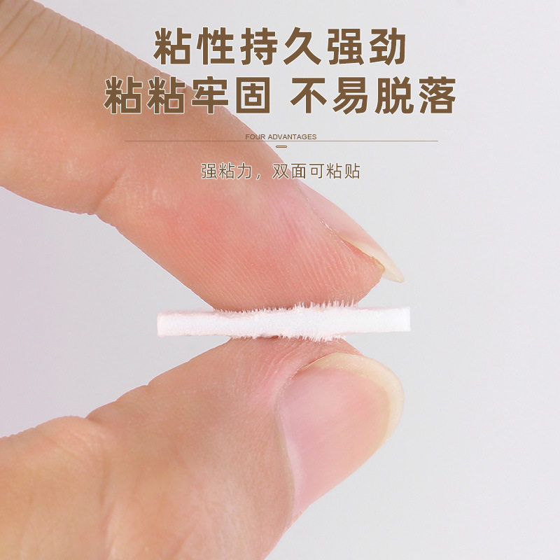 White foam double-sided tape foam glue high viscosity sponge double-sided tape advertising KT board wall double-sided tape wholesale