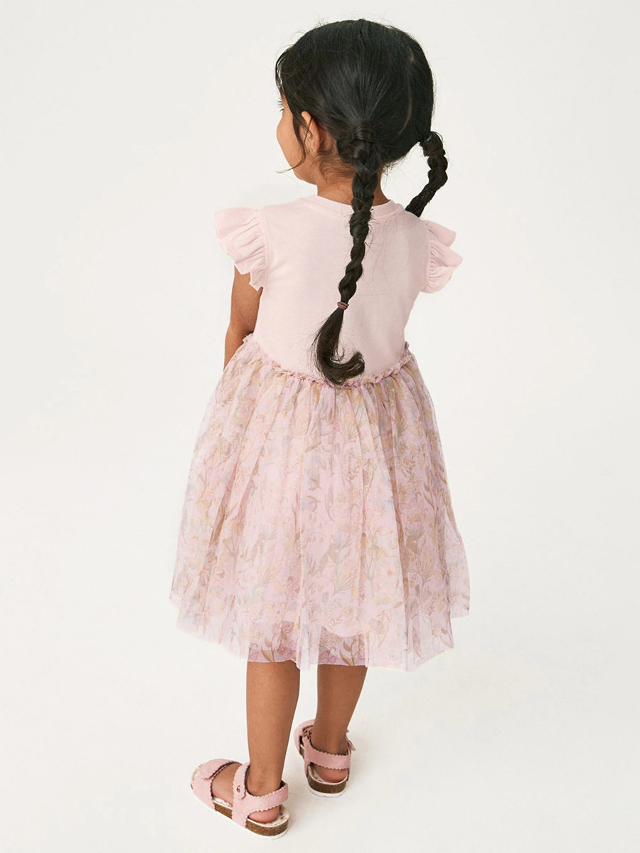 Girls' Tulle Dress, Cotton Kids' Summer Skirt, Cute Animal Girls' Princess Dress