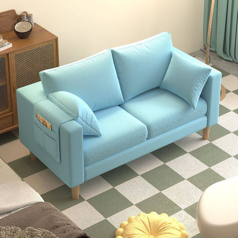 沙发小户型北欧简约现代卧室出租房简易网红双人三人客厅布艺沙发