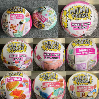 miniverse mini food MGA toy miniature plastic fashion surprise ball blind box children handmade diy