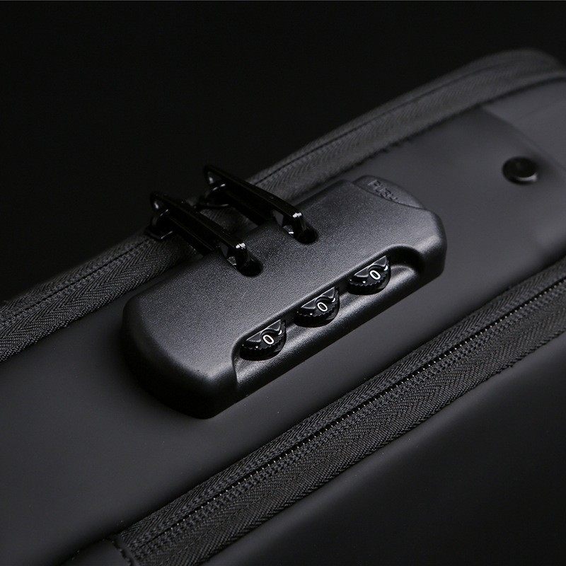 Cross-border men's locomotive bag password anti-theft chest bag men's bag shoulder bag sports waist bag leisure multi-functional messenger bag