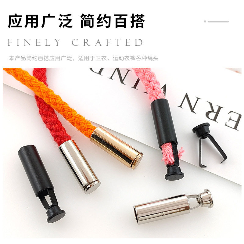 Metal Bell Metal Rope Buckle Sweatshirt Trouser Head Hat Rope Hanging Buckle Buckle Pendant Trouser Waist Rope Head Wear Rope Buckle Accessories