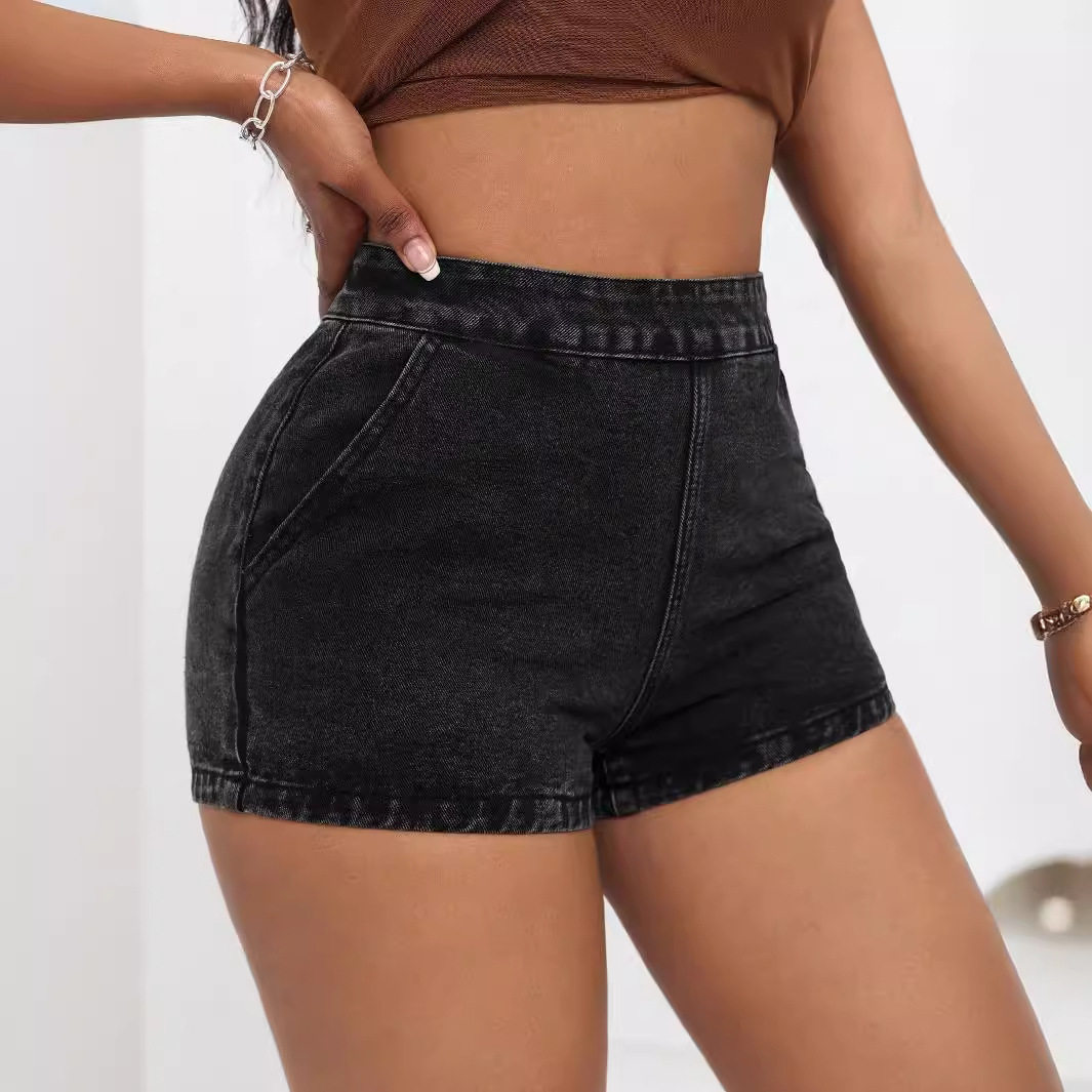 Womens Slim Fit Denim Shorts Comfortable Stylish Casual Perfect for Summer Outings Wholesale Available