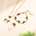 Four-piece set [yellow brown]