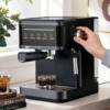 Espresso Machine espresso coffee machine household small semi-automatic 20Bar coffee machine milk foam cross border
