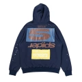 Letter [navy hooded sweatshirt]