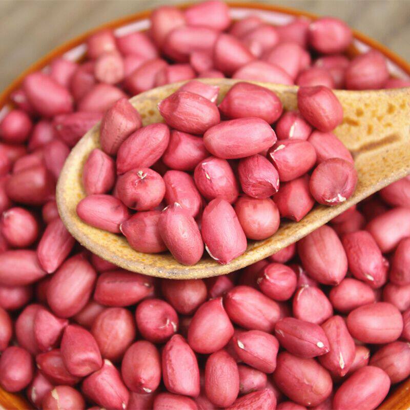 Seasonal New Arrivals Northeast Red-Skinned Peanuts, Shelled Peanuts, Raw Peanut Seeds, Cooked Peanuts, Thin-Skinned Snacks