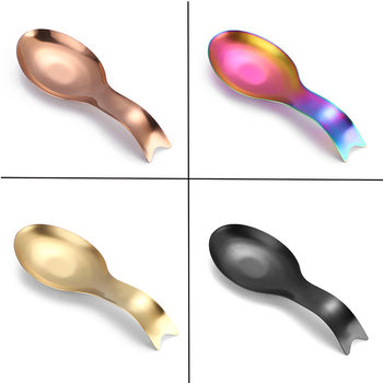 Source Manufacturer Restaurant Stainless Steel Spoon Holder Spoon Shelf Cross-Border Spot Kitchen Supplies Accessories Spoon Shovel Storage Tray