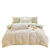 Ins Cotton Bed Four-piece Set Cotton Quilt Cover Sheet Small Fresh Printing Dormitory Three-piece Set Bed Cover 4