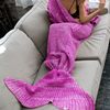 Genuine Mermaid Blanket Blanket Wool Knitted Fish Tail Blanket Air-conditioning Blanket Birthday Gift Christmas Gift M02