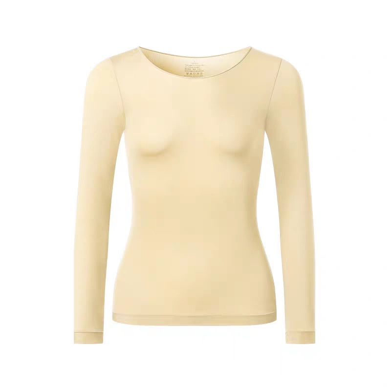 玻尿酸肌底衣保暖长袖长裤发热美肤衣秋衣秋裤高弹打底保暖套装女