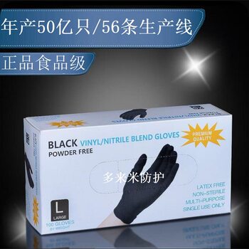 Wanli Disposable Pvc Composite Nitrile Gloves Latex Rubber Food Grade Waterproof Manicure Beauty Massage Gloves