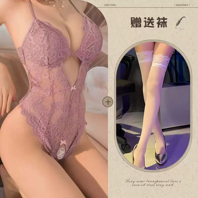 情趣内衣女性感激情风大尺度免脱连体诱惑睡衣战袍带胸垫诱惑大码